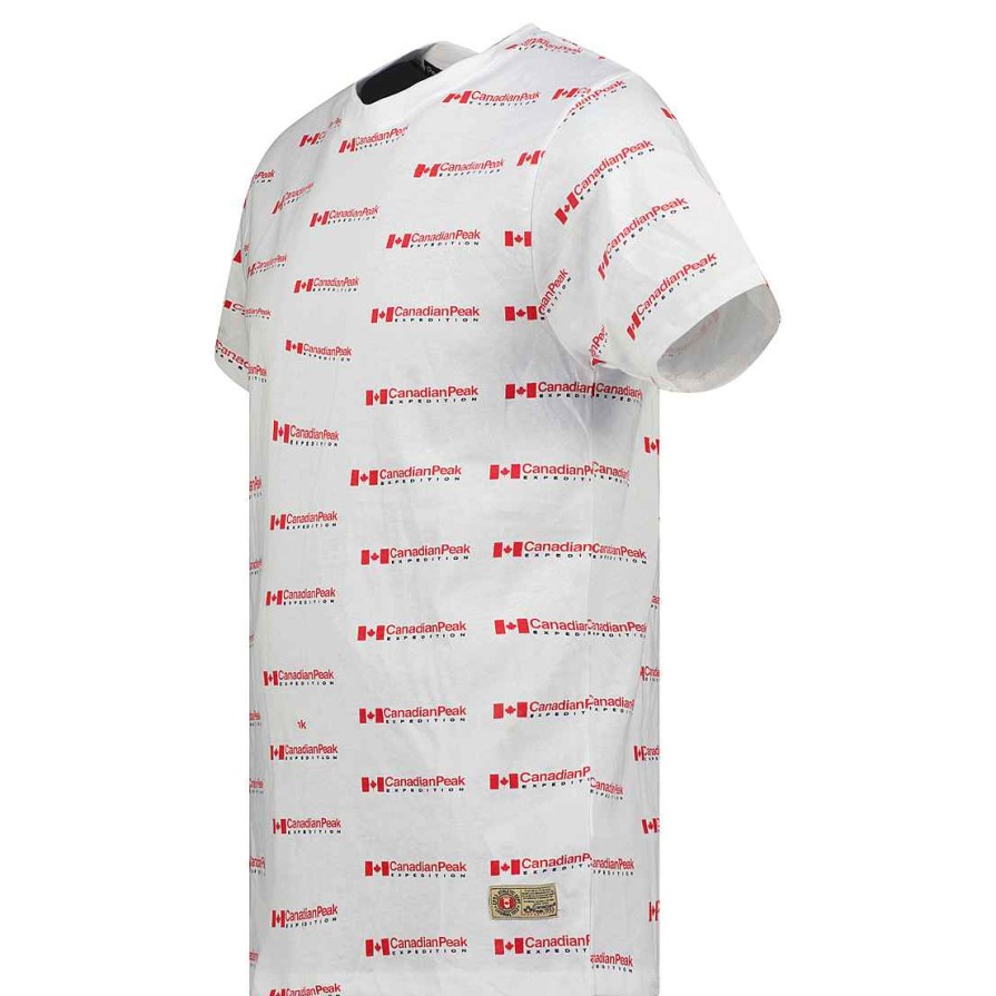 Man Canadian Peak T-Shirt | Jabarieak White Rm Men 249