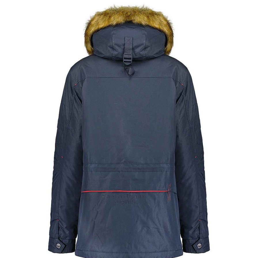 Women Canadian Peak Parka | Acheak Rm Navy Lady 054