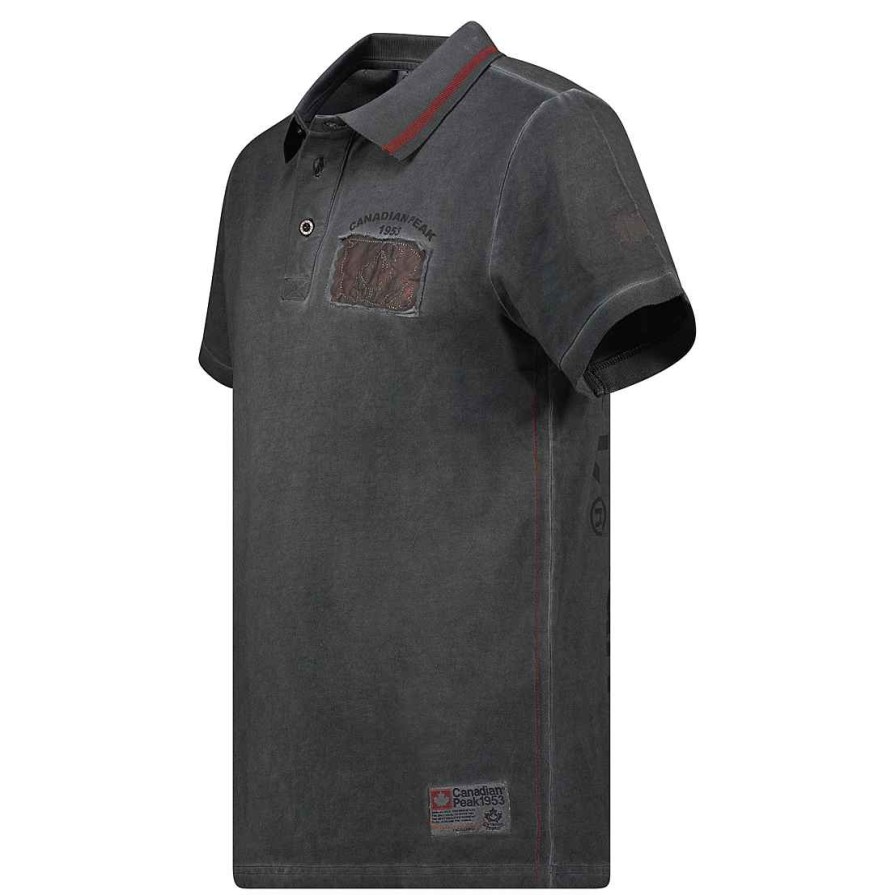 Man Canadian Peak Polo | Kotzeak Black Rm Men 249