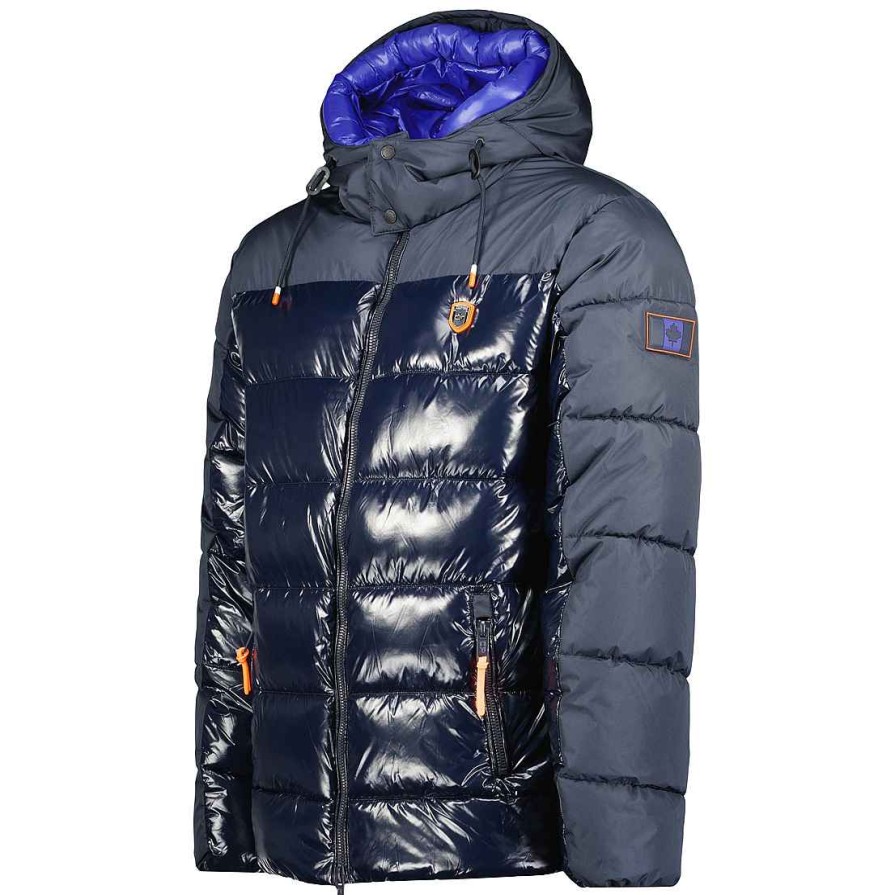 Man Canadian Peak Jacket | Adventeak Navy Men 068