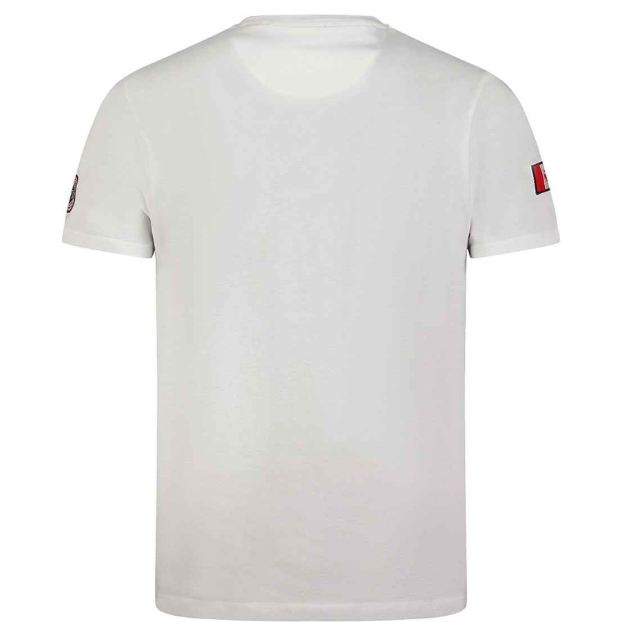 Man Canadian Peak T-Shirt | Jotruneak White Rm Men 249