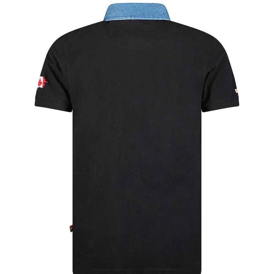 Man Canadian Peak Polo | Kerwineak Black Rm Men 419