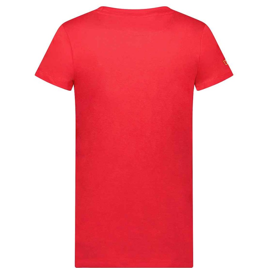 Man Canadian Peak T-Shirt | Jeganteak Red Rm Men 249