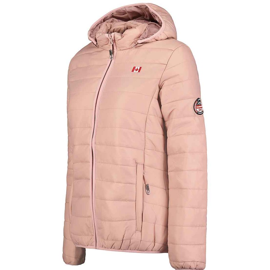 Women Canadian Peak Jacket | Atikeak Hood Old Pink Rm Cp Lady 233