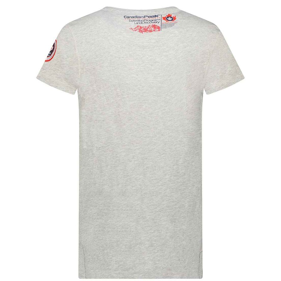 Man Canadian Peak T-Shirt | Jomando B.Grey Men Cp Rm Men 235