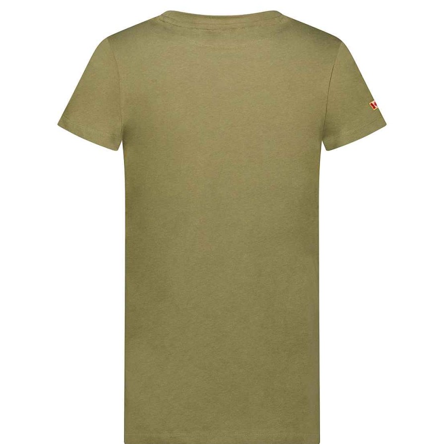 Man Canadian Peak T-Shirt | Jeganteak Khaki Rm Men 249