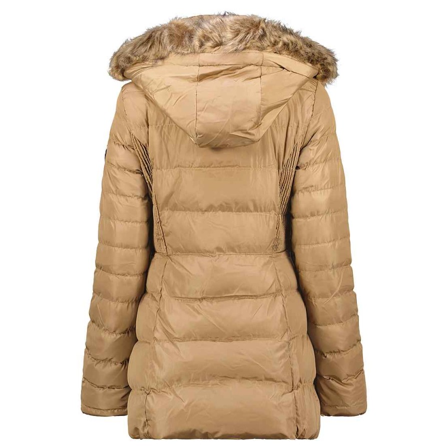 Girl Canadian Peak Parka | Anieseak Taupe Bs Girl 045