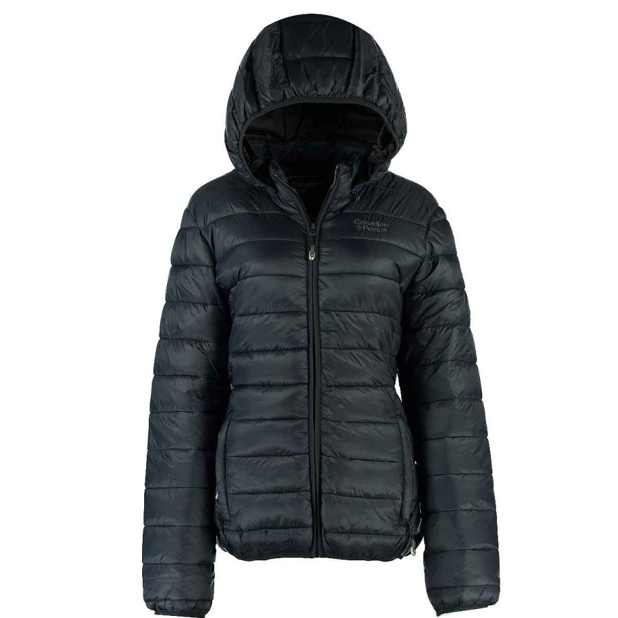 Girl Canadian Peak Jacket | Anguila Hood Navy Girl 001