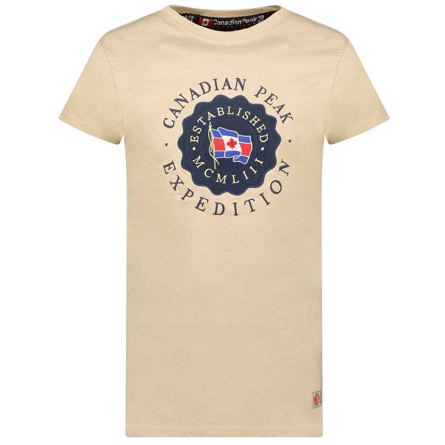 Man Canadian Peak T-Shirt | Joeak Sand Rm Men 235