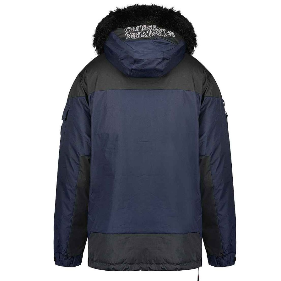 Man Canadian Peak Parka | Bruneak Rm Navy Men 054