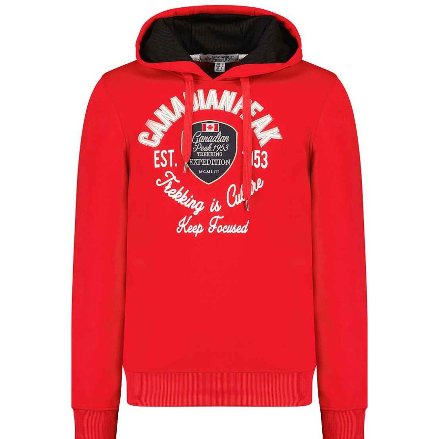 Man Canadian Peak Sweat | Garleak Red Rm Men 054