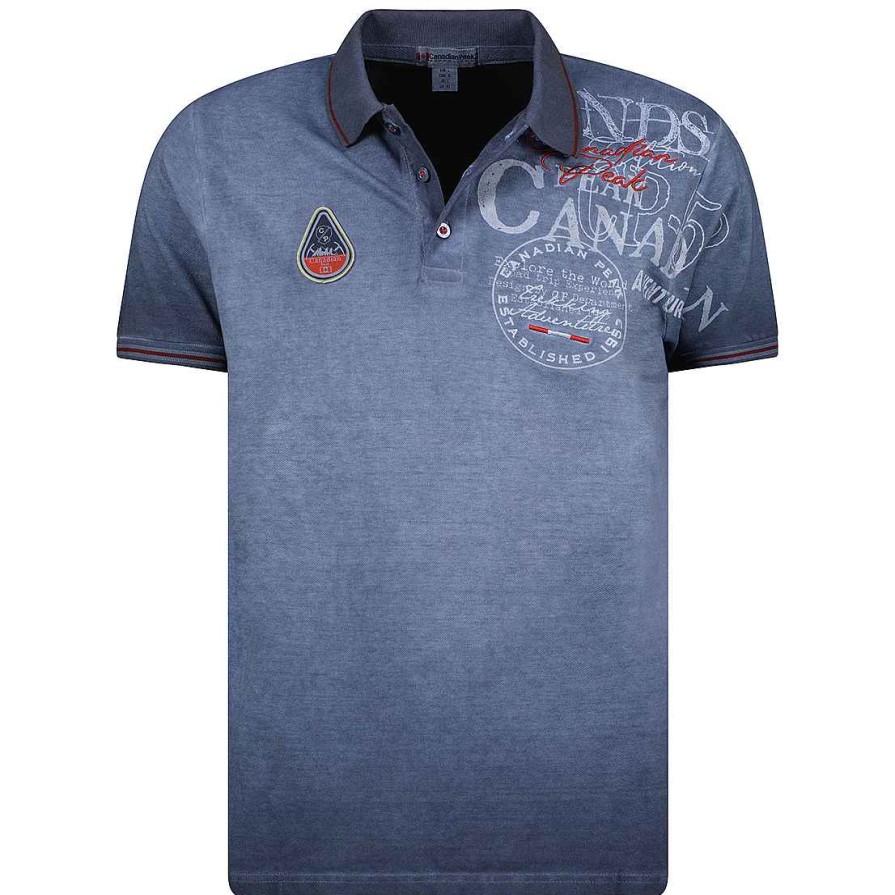 Man Canadian Peak Polo | Kadventureak Navy Rm Men 419