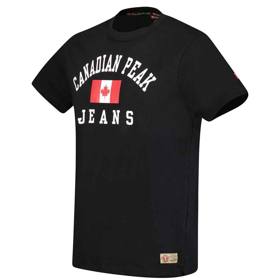 Man Canadian Peak T-Shirt | Jadseneak Black Rm Men 249