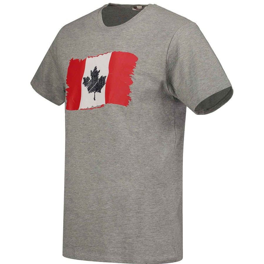 Man Canadian Peak T-Shirt | Jorenteak Bgrey Rm Men 254