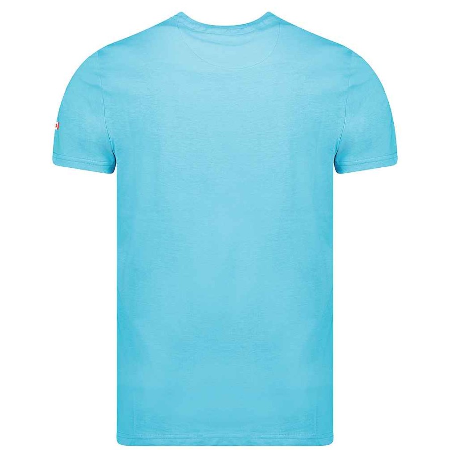 Man Canadian Peak T-Shirt | Jimonseak Turquoise Rm Men 235