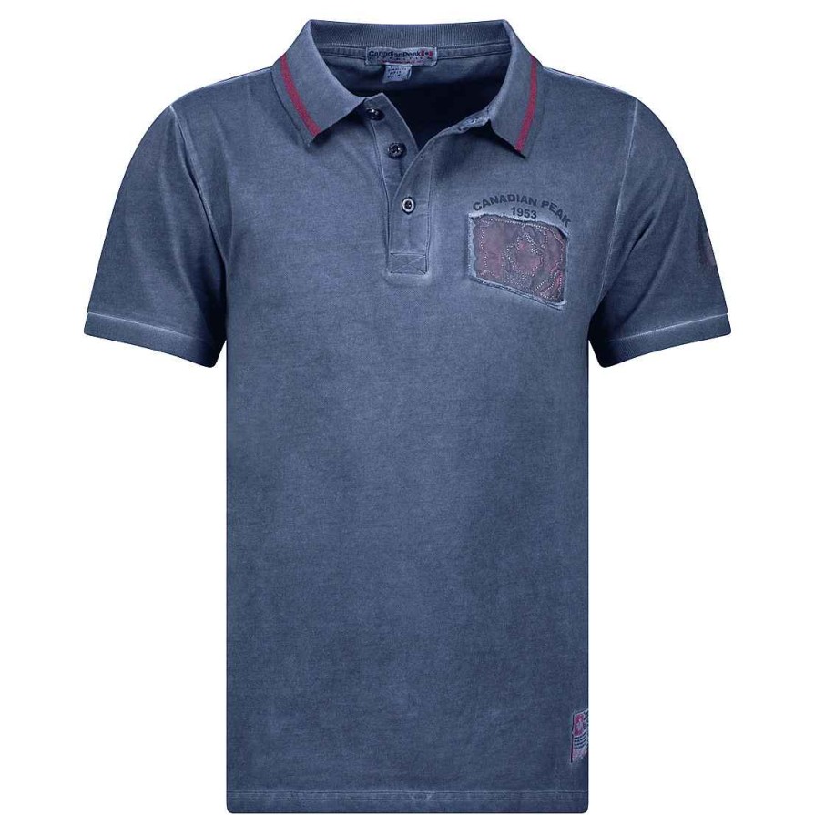 Man Canadian Peak Polo | Kotzeak Navy Rm Men 249