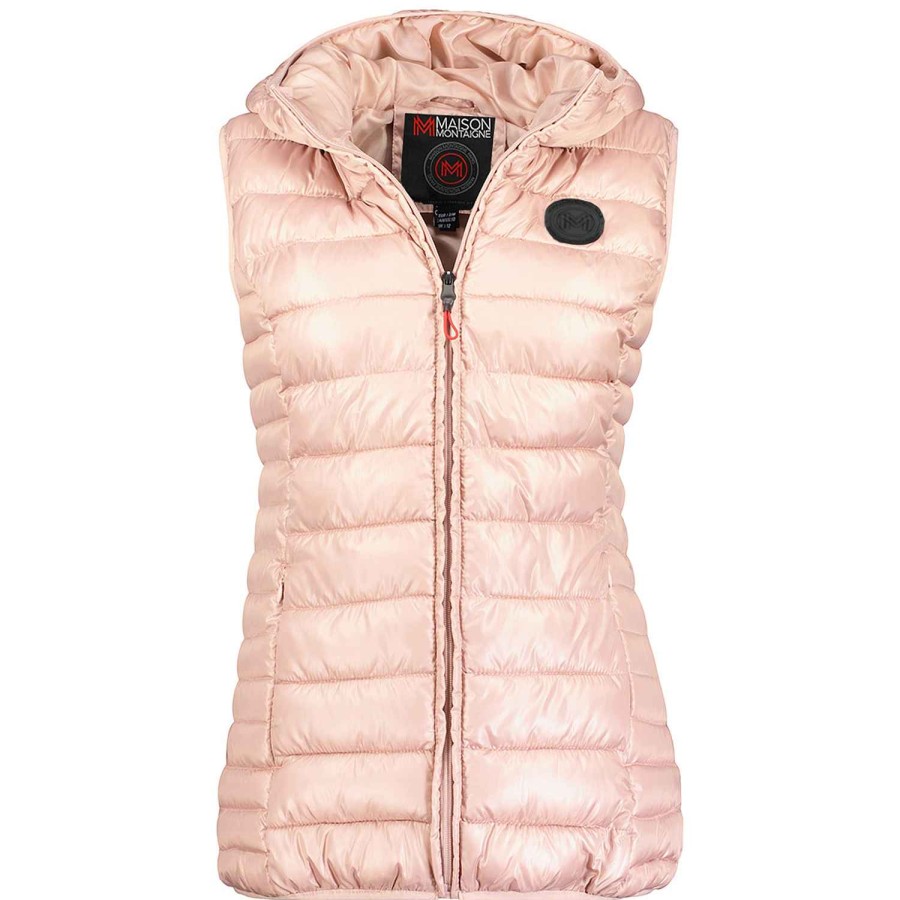 Women Canadian Peak Vest | Annemai Vest Hood Mt Old Pink Lady 096