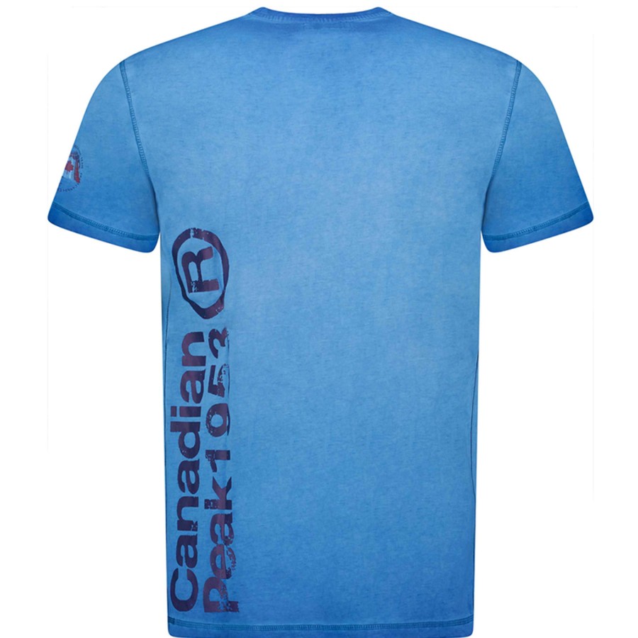 Man Canadian Peak T-Shirt | Jotzeak Light Blue Men 235