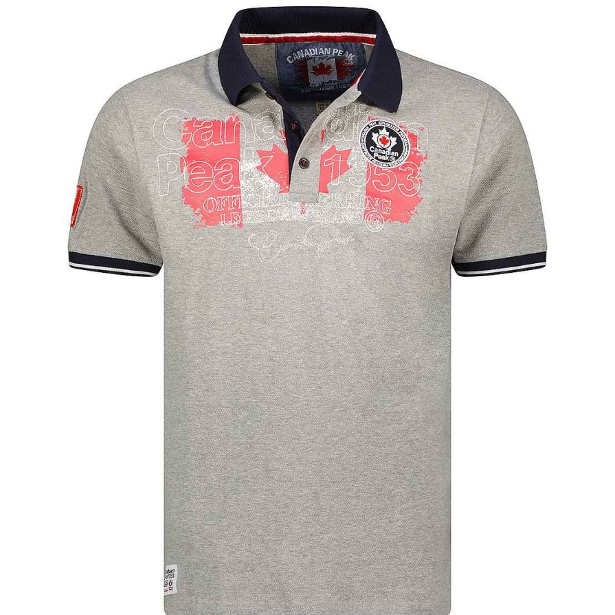 Man Canadian Peak Polo | Kutteak Bgrey Rm Men 419