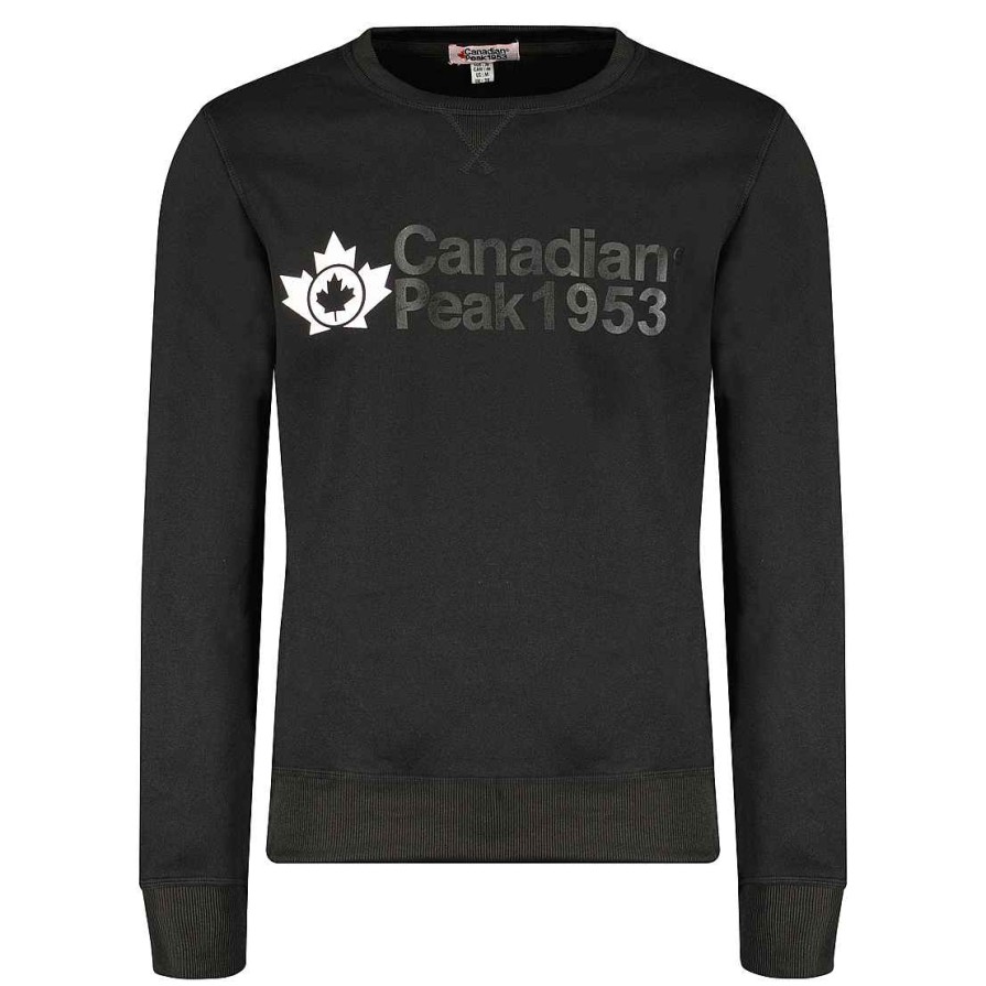 Man Canadian Peak Sweat | Ganteak Black Rm Men 054