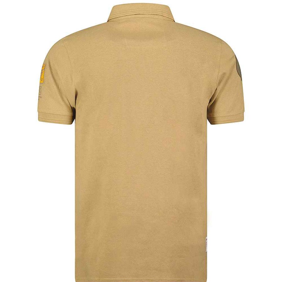 Man Canadian Peak Polo | Kelaneak Beige Rm Men 419