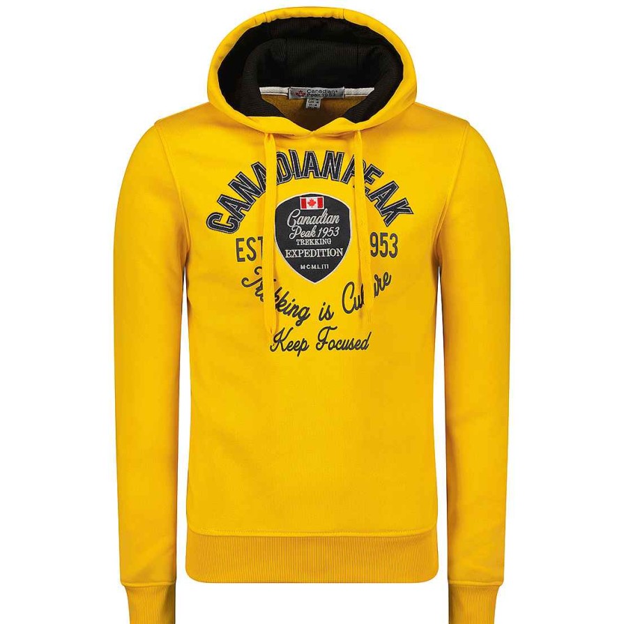 Man Canadian Peak Sweat | Garleak Mustard Rm Men 054