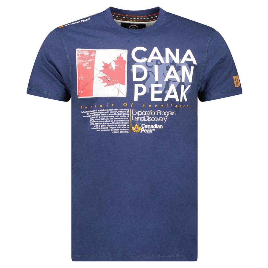 Man Canadian Peak T-Shirt | Jiltord Navy Cp Rm Men 235