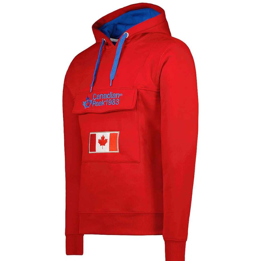 Man Canadian Peak Sweat | Gadreak Red-Blue Rm Men 054