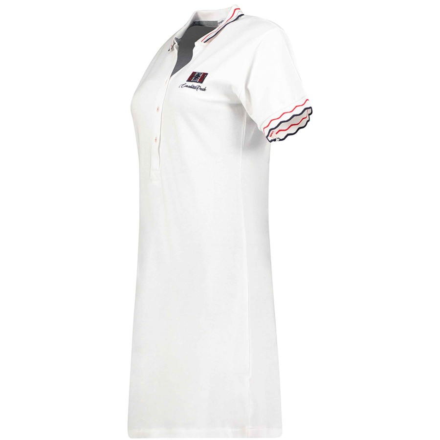 Women Canadian Peak Dress | Jamaeleak White Rm Lady 254