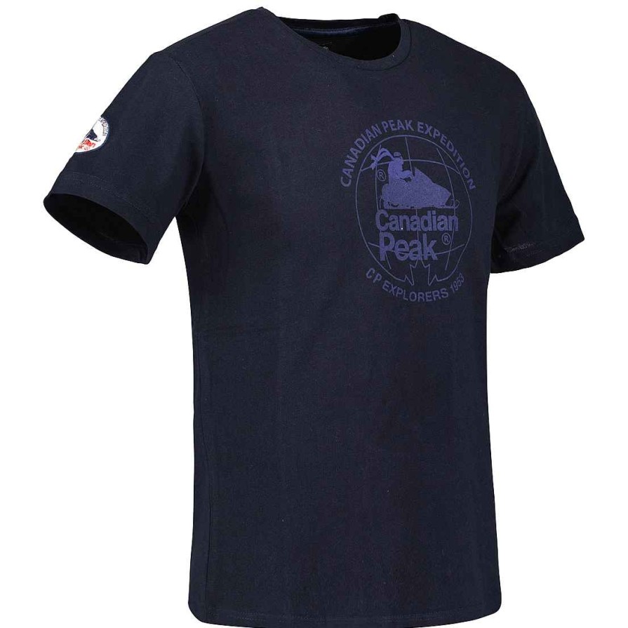 Boy Canadian Peak T-Shirt | Baffeak Boy Navy 100 B64