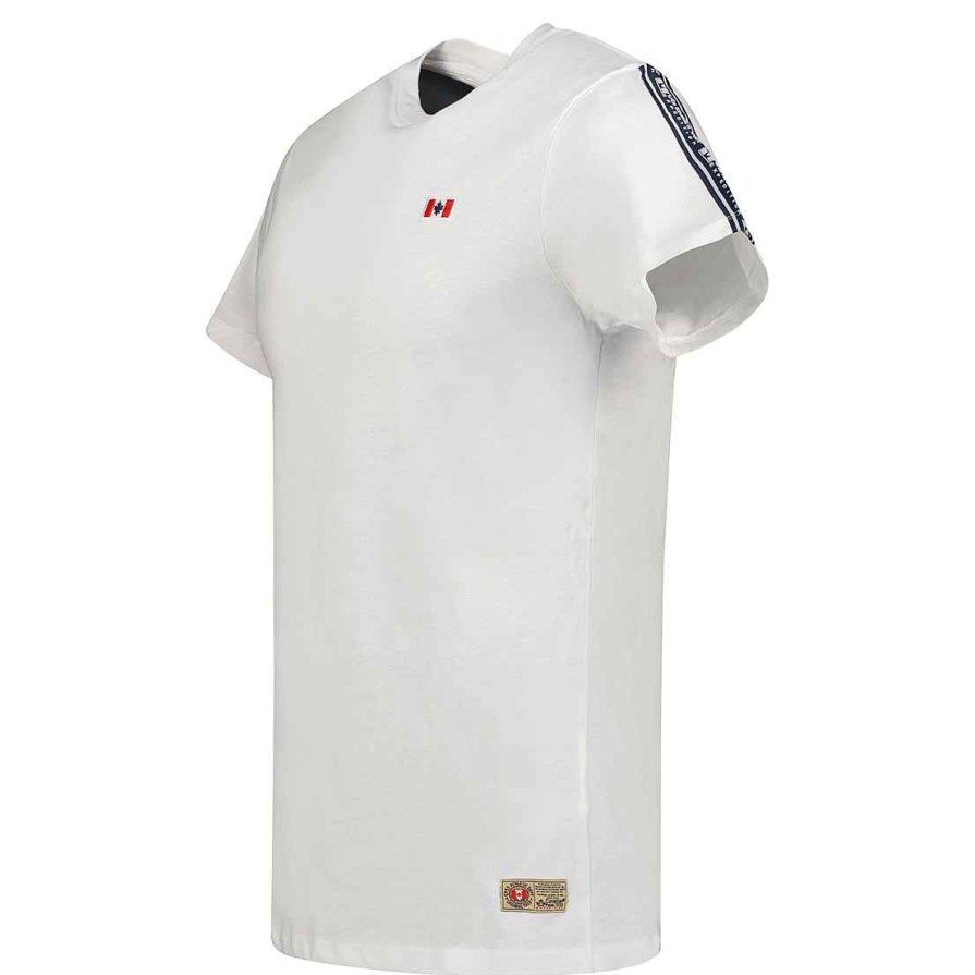 Man Canadian Peak T-Shirt | Javengeak White Rm Men 249