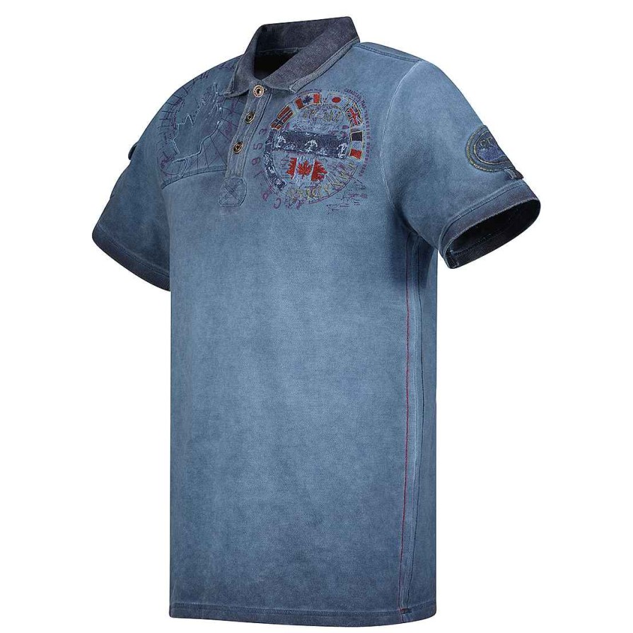 Man Canadian Peak Polo | Kinflateak Blue Rm Men 254