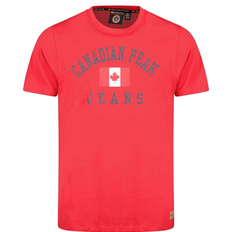 Man Canadian Peak T-Shirt | Jadseneak Red Rm Men 249