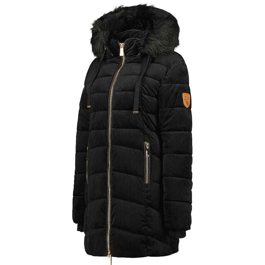 Women Canadian Peak Parka | Biloveak Long Cp Black Lady 054