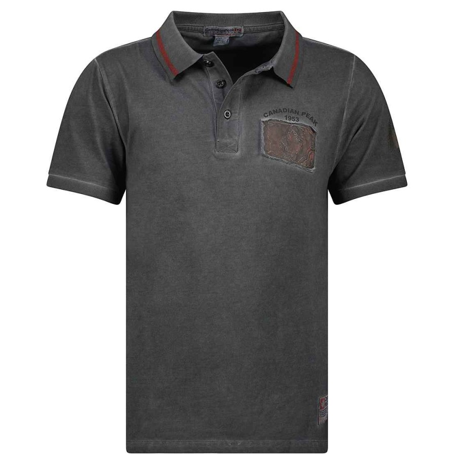 Man Canadian Peak Polo | Kotzeak Black Rm Men 249