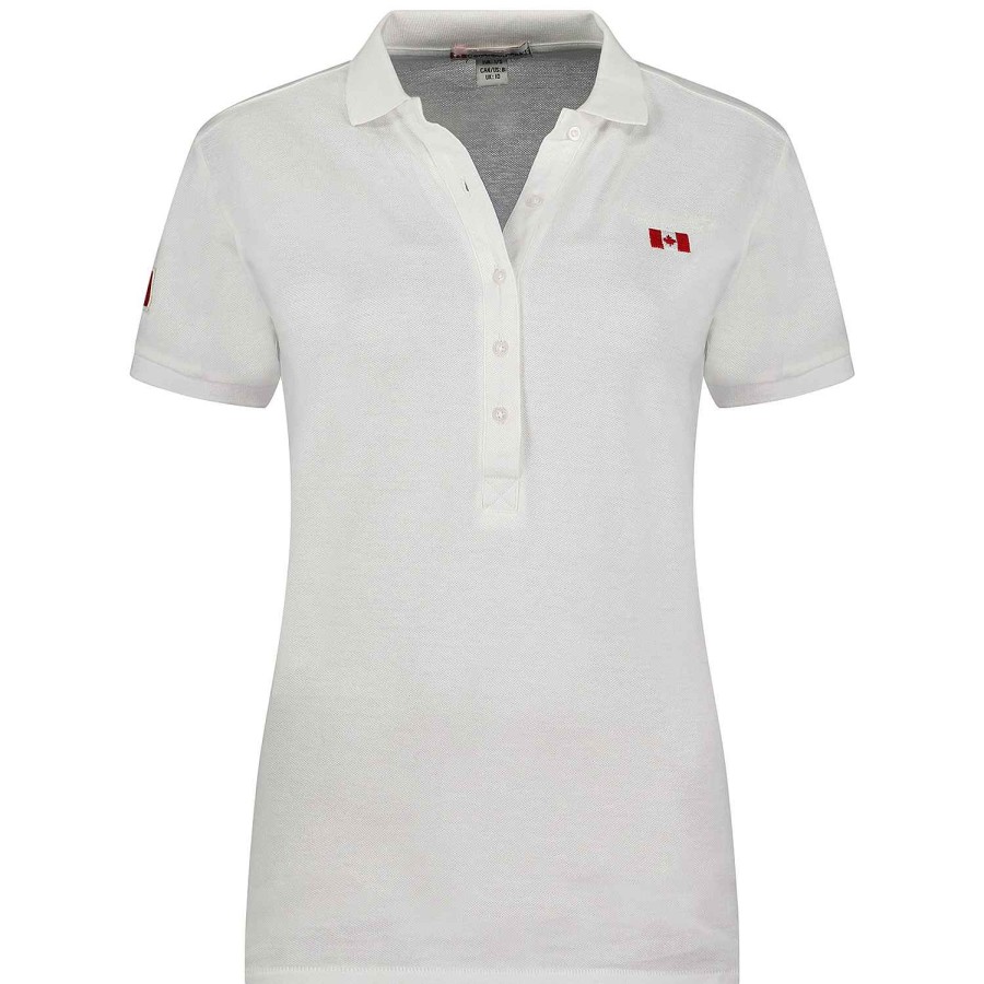 Women Canadian Peak Polo | Kellyeak White Rm Lady 419