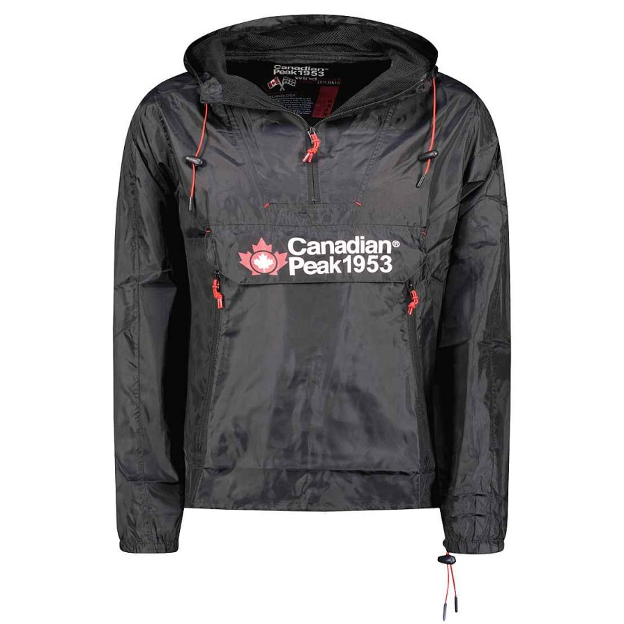 Man Canadian Peak Spring Jacket | Choupeak Black Cp Men 244 Goz-Rbm