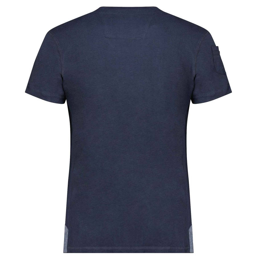 Man Canadian Peak T-Shirt | Jimothe Navy Rm Cp Men 254