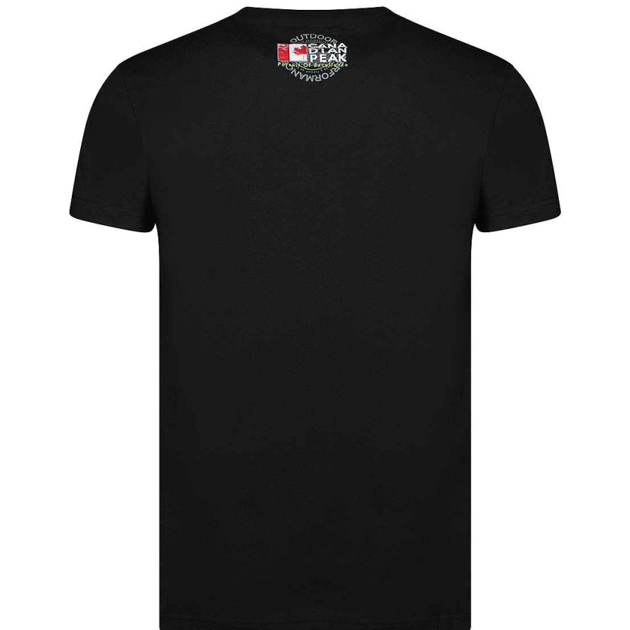 Man Canadian Peak T-Shirt | Jiltord Ss Bs Cp Black Men 100