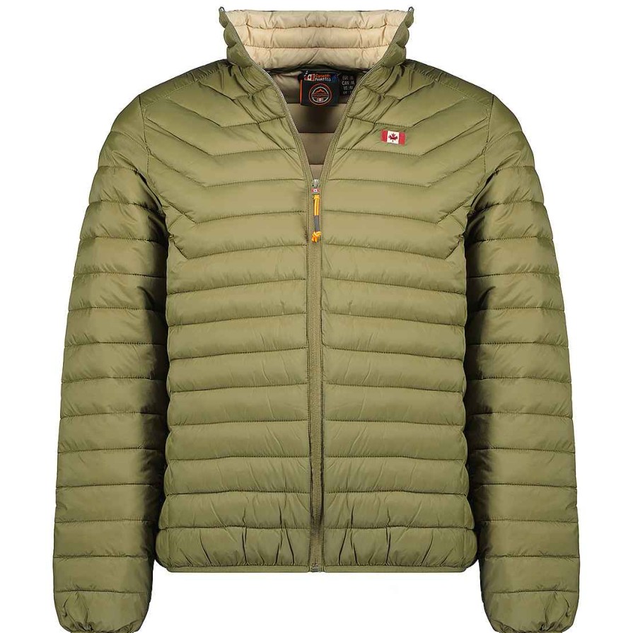 Man Canadian Peak Jacket | Astoneak Basic Khaki Men 054