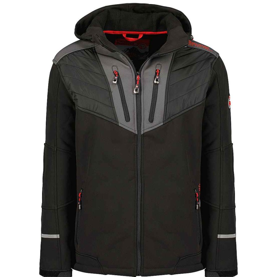 Man Canadian Peak Soft Shell | Tarkneak Black Rm Men 009