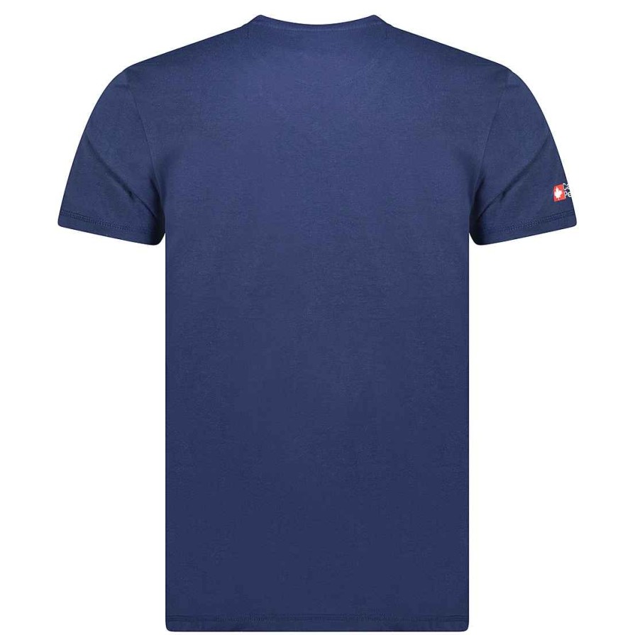 Man Canadian Peak T-Shirt | Japple Navy Men Cp Rm Men 235