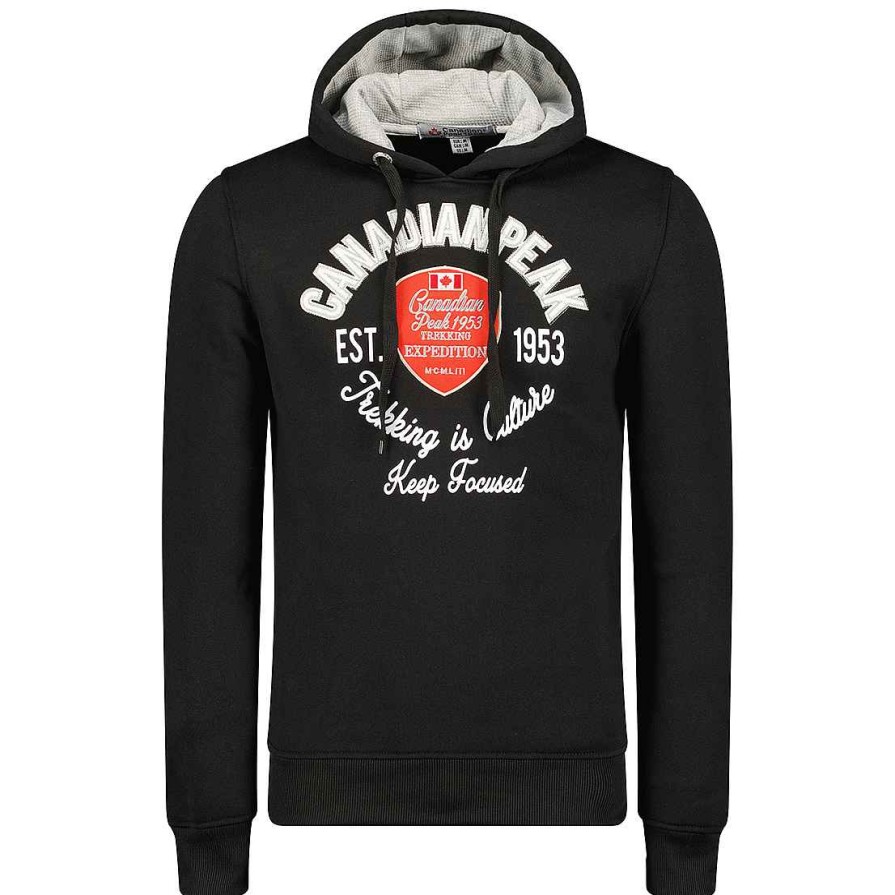 Man Canadian Peak Sweat | Garleak Black Rm Men 054