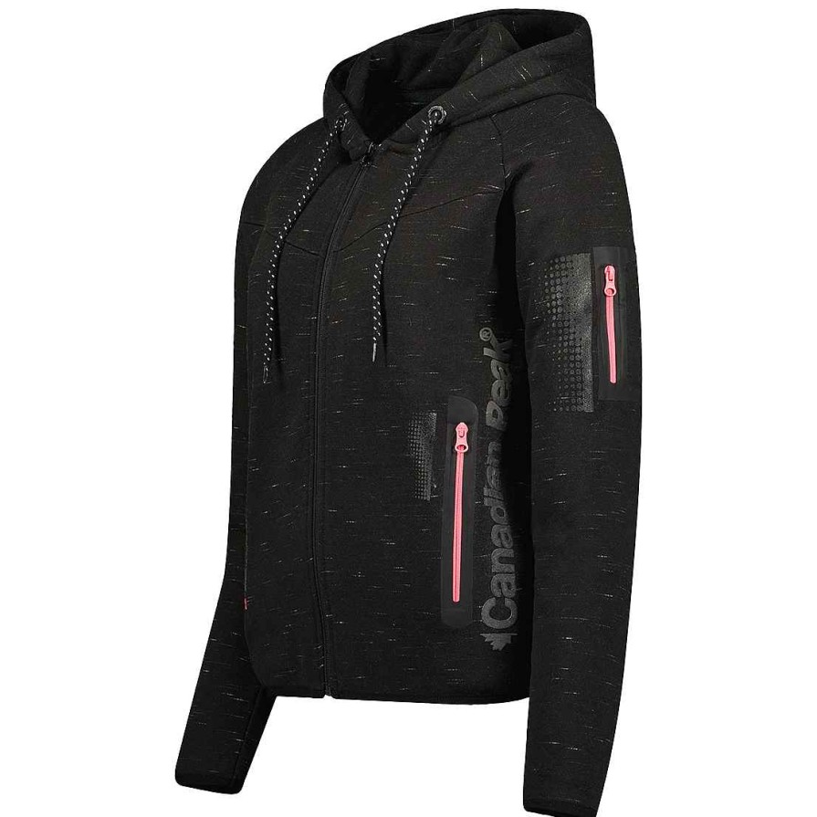 Women Canadian Peak Sweat | Fanatic Black Lady Bs2 Cp 100