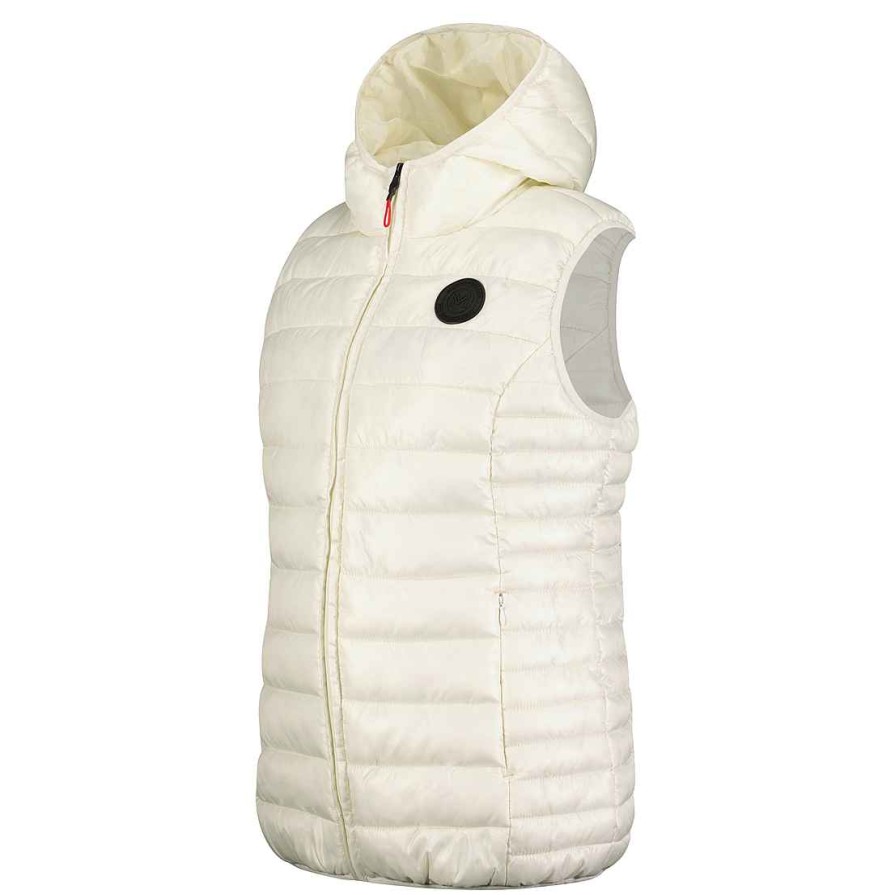 Women Canadian Peak Vest | Annemai Vest Hood Mt Off White Lady 096