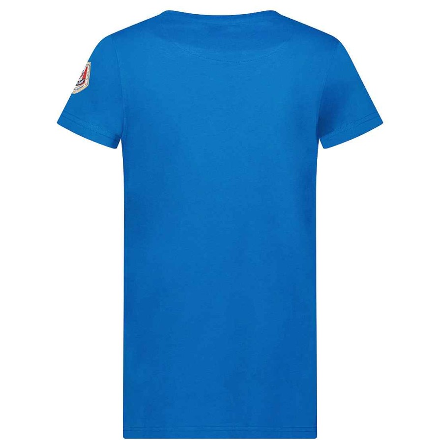 Man Canadian Peak T-Shirt | Jerable Men Blue Cp Rm Men 235