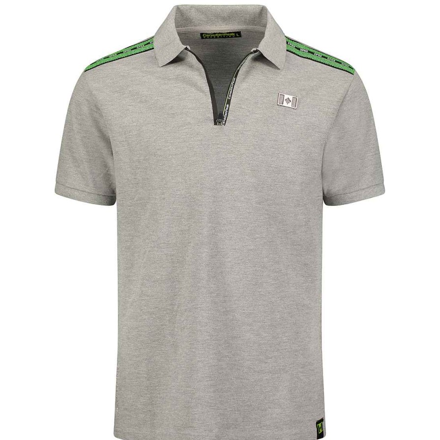 Man Canadian Peak Polo | Kariuseak Bgrey Rm Men 254