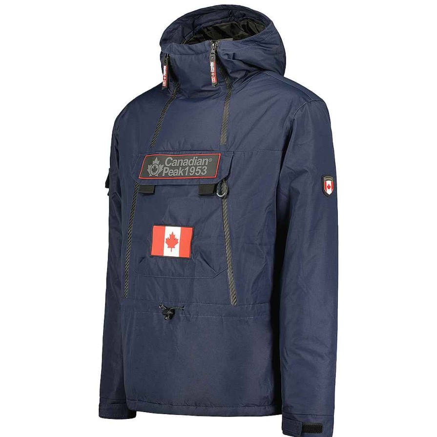 Man Canadian Peak Parka | Benyamineak Navy Rm Men 054