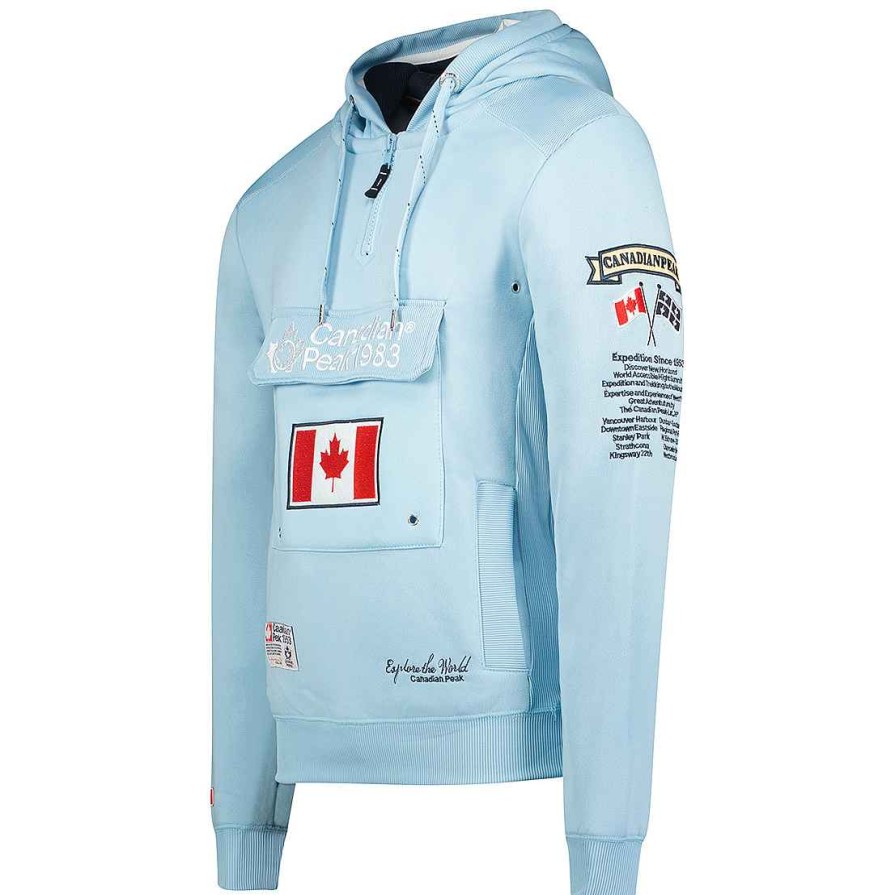 Boy Canadian Peak Sweat | Galapagos Sky Blue Cp Boy 054 Pop