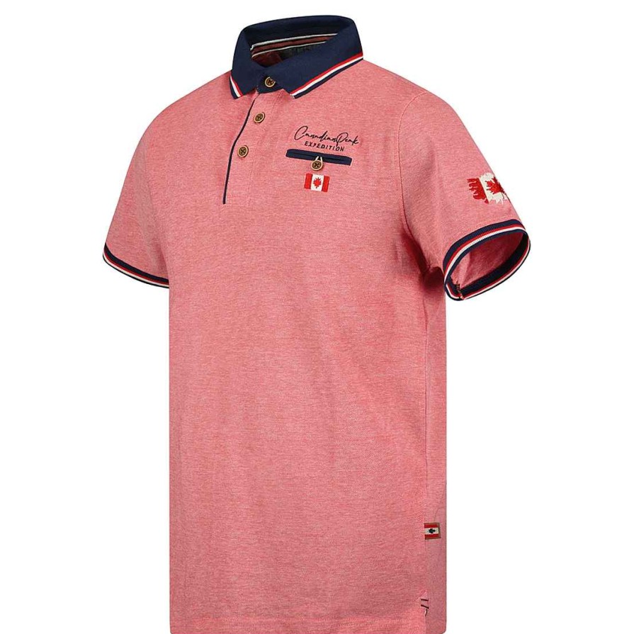 Man Canadian Peak Polo | Kblendeak Coral Rm Men 249